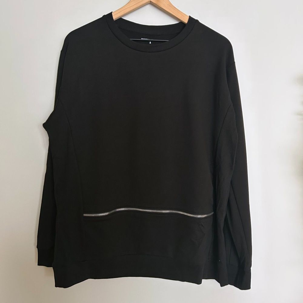 Universal Standard Equator Zip Trim Sweater